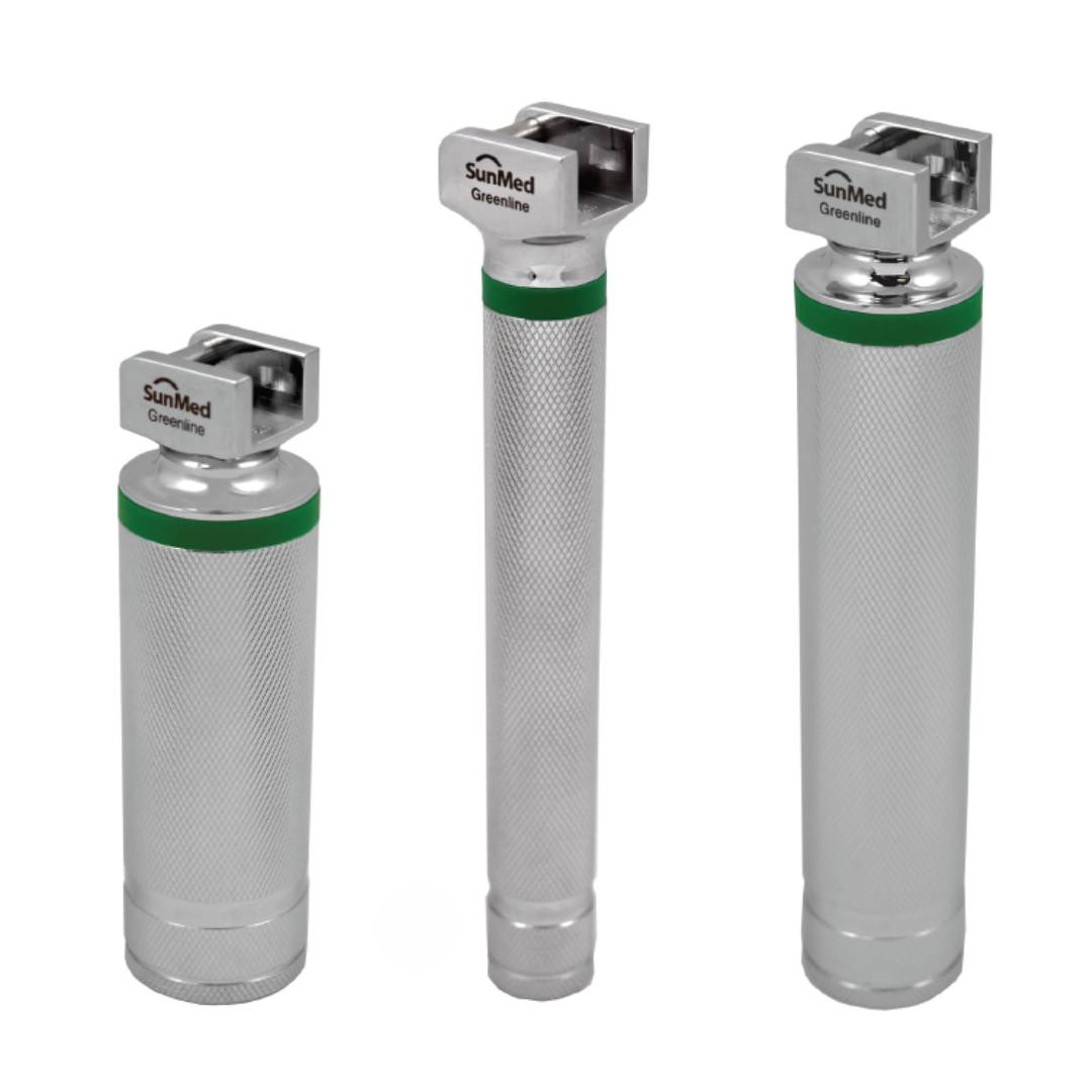 GreenLine® SunBrite LED Chrome Plated Laryngoscope Handle