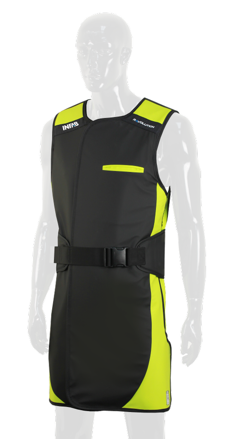 infab apron full wrap black