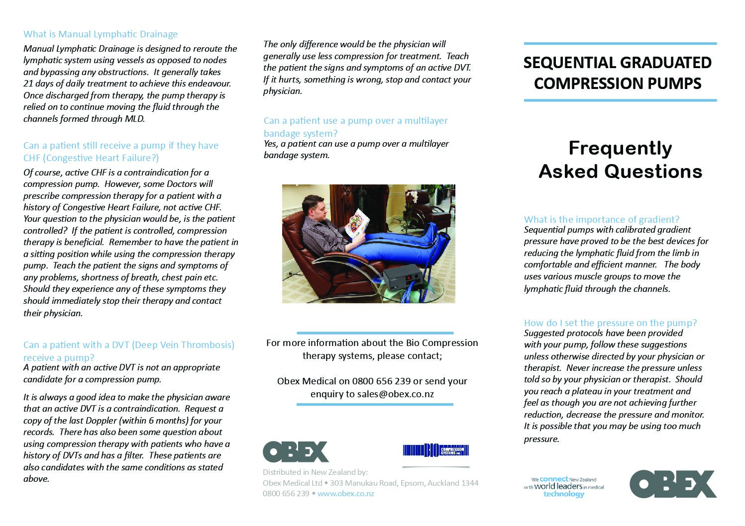FAQ Lymphoedema pumps